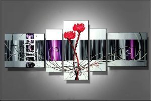 EVA JEKINS Tableaux design Flora fuchia