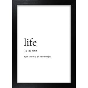 Inspire Stampa incorniciata Life 13 x 18 cm