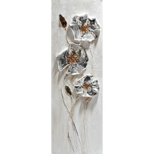 Leroy Merlin Dipinto su tela Fiori Metallici 90x30 cm