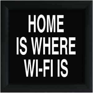 Leroy Merlin Stampa incorniciata Nro Home Wifi 30 x 30 cm