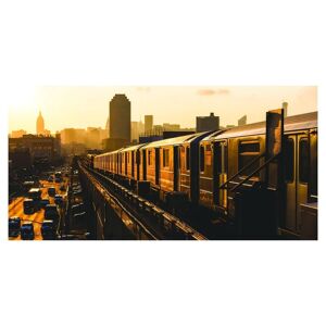Inspire Stampa su tela Metro New York luce mattina 140x70 cm