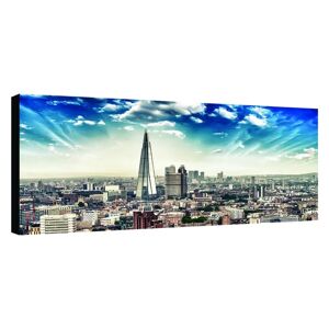 Inspire Stampa su tela Panorama Londra dall'alto 190x90 cm