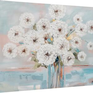 BUBOLA&NAIBO Dipinto su tela Vasio fiori 3 120x90 cm