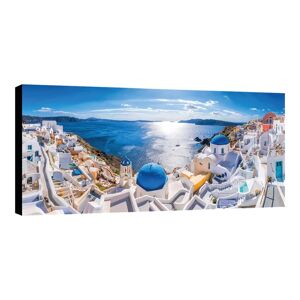 Inspire Stampa su tela Santorini 140x70 cm