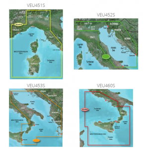 Garmin Cartografia BlueChart G3 HD Vision con supporto SD/Micro SD Mare Adriatico Nord VEU452S