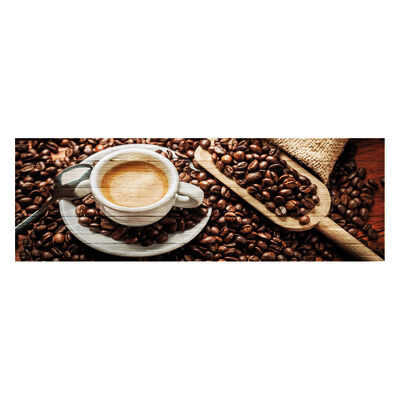 Inspire Quadro in legno Coffee break 30x90 cm