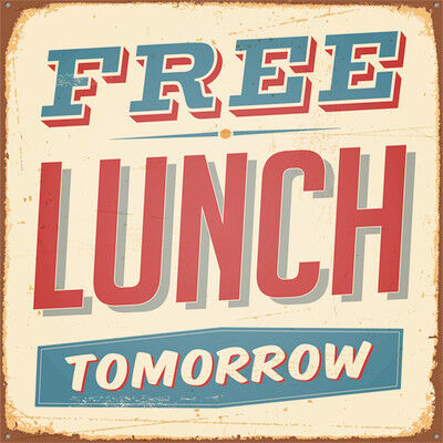 Inspire Dipinto su tela Free Lunch 60x60 cm