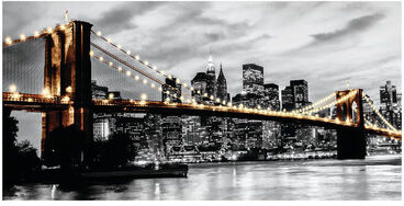 Inspire Quadro su tela Brooklyn Lights 80x40 cm