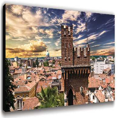 Inspire Quadro su tela Udine Castello 40x125 cm