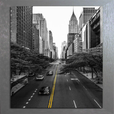 B&W Quadro con cornice City B&W 136x76 cm