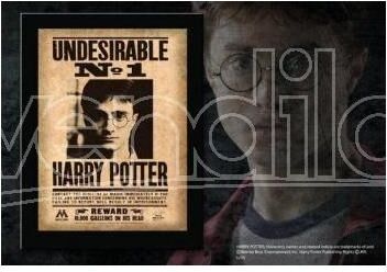 NOBLE COLLECTION Harry Potter Targa / Placca "Indesiderabile N. 1" Collezione