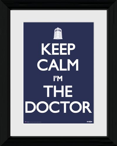 Foto in Cornice Doctor Who. Keep Calm