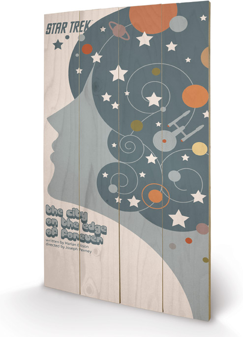 Stampa su legno 76 x 45 cm Star Trek. The City On The Edge Of Forever