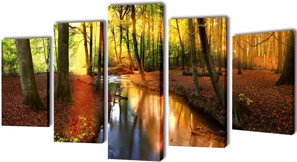 vidaXL Canvasdoeken Bos 100 x 50 cm