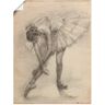 Artland Artprint Antieke ballerina's oefening II als poster in verschillende formaten maten beige 30 cm x 40 cm