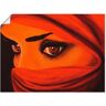 Artland Artprint Tuareg-door god verlaten als artprint op linnen, poster in verschillende formaten maten rood 80 cm x 60 cm