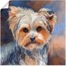 Artland Artprint Sadie Belle Yorkshire Terrier als artprint op linnen, poster, muursticker in verschillende maten bruin 30 cm x 30 cm