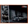 1art1 Autos Affisch Print Plakkaat en Kunststof Lijst Ford Shelby GT500 (91 x 61cm)