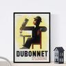 Nacnic Vintage poster . Vintage advertentie Dubo Dubon Dubonnet 1932 .. formaat A4
