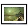 Wee Blue Coo John Atkinson Grimshaw Reflections On Thames 1880 Picture Framed Wall Art Print