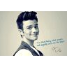 CX ICONS CHRIS COLFER QUOTE ART PRE ondertekende FOTO PRINT SUPERB KWALITEIT 12 X 8 inch (A4)