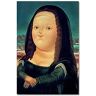 SPeesy Fernando Botero Posters Fernando Botero《Mona Lisa》Wall Art Abstract Canvas Schilderij Fernando Botero Prints Voor Home Decor Foto 40x50cm Geen Frame