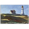 LVTFCO Edward Hopper kunst aan de muur Edward Hopper《Light House Hill》Poster Edward Hopper Prints Edward Hopper schilderij Canvas voor Home Decor 50x50cm geen lijst