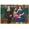 Orjdjz Wxkbl Een familie Poster door Fernando Botero kunst aan de muur Fernando Botero Prints Fernando Botero schilderij Canvas voor Home Decor foto 50x75cmx1 geen Frame