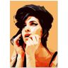 ART @YanzGallery Decoratieve afbeelding Amy Winehouse van plexiglas, 3 mm, maat S, 21 x 30 cm, decoratieve poster voor slaapkamer, wandposter