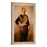 kunst für alle Ingelijste foto van Carl Bublitz "Wilhelm II. / Gem.v.C.Bublitz", kunstdruk in hoogwaardige handgemaakte fotolijst, 40x60 cm, zilver raya