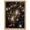 Artery8 Hubble Space Telescope Image Asteroids In Hubble Frontier Field Abell 370 Galaxy Cluster Gravitational Lensing Asteroid Trails Artwork Framed Wall Art Print A4