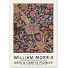 BBAUER William Morris Posters en Prints William Morris Bloemblad Wall Art William Morris Canvas schilderij voor Home Decor Foto's 50X70cm Geen frame