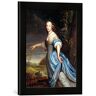 kunst für alle Ingelijste afbeelding van Pierre Mignard Portrait of Madame de la Sabliere, kunstdruk in hoogwaardige handgemaakte fotolijst, 30 x 40 cm, mat zwart