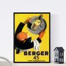 Nacnic Vintage poster . Advertentie vintage Franse wijn 45 Berger, 1935 .. formaat A3