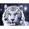 ZHAOSHAN canvas schilderij foto's poster 58x90cm geen lijst een MagnificentCosmicWhite Tiger Die vertegenwoordigt