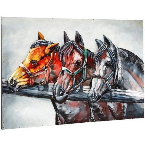 locker Home affaire metalen artprint »3D Horses«  - 228.99 - multicolor