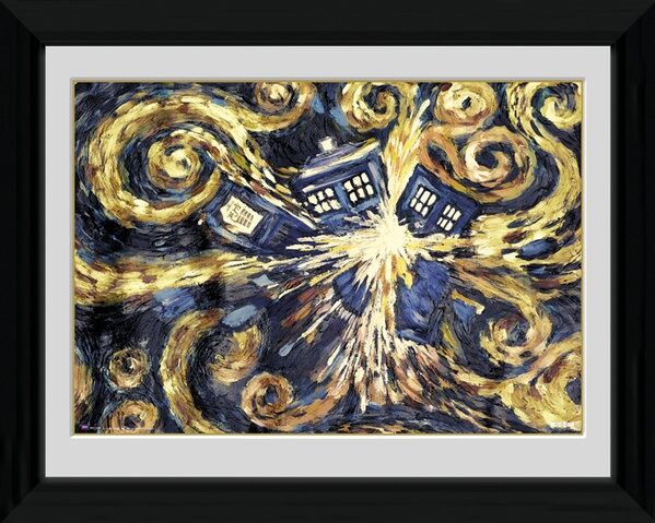 GB Eye poster in lijst Doctor Who Exploding Tardis 30 x 40 cm - Zwart