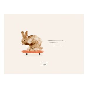Paper Collective Rocky the Rabbit plakat 30 x 40 cm