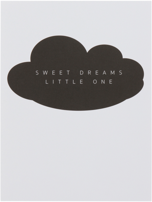 DREAMING poster 30x40 cm Svart/hvit