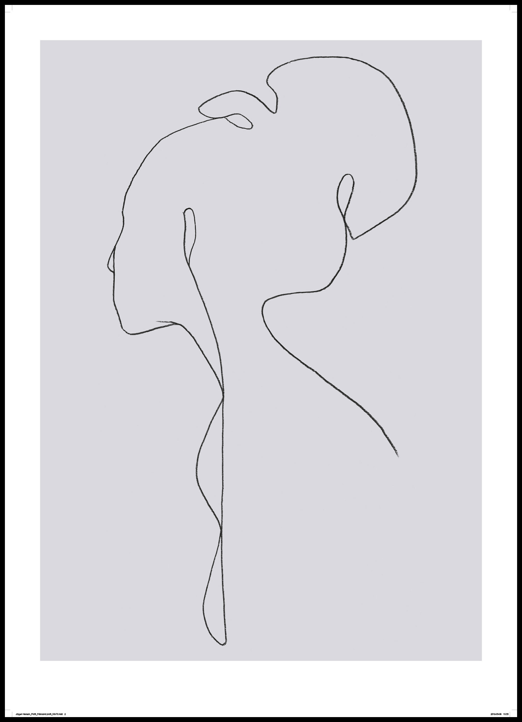 ART Female Lines Iii Plakat (21x29.7 Cm (A4))