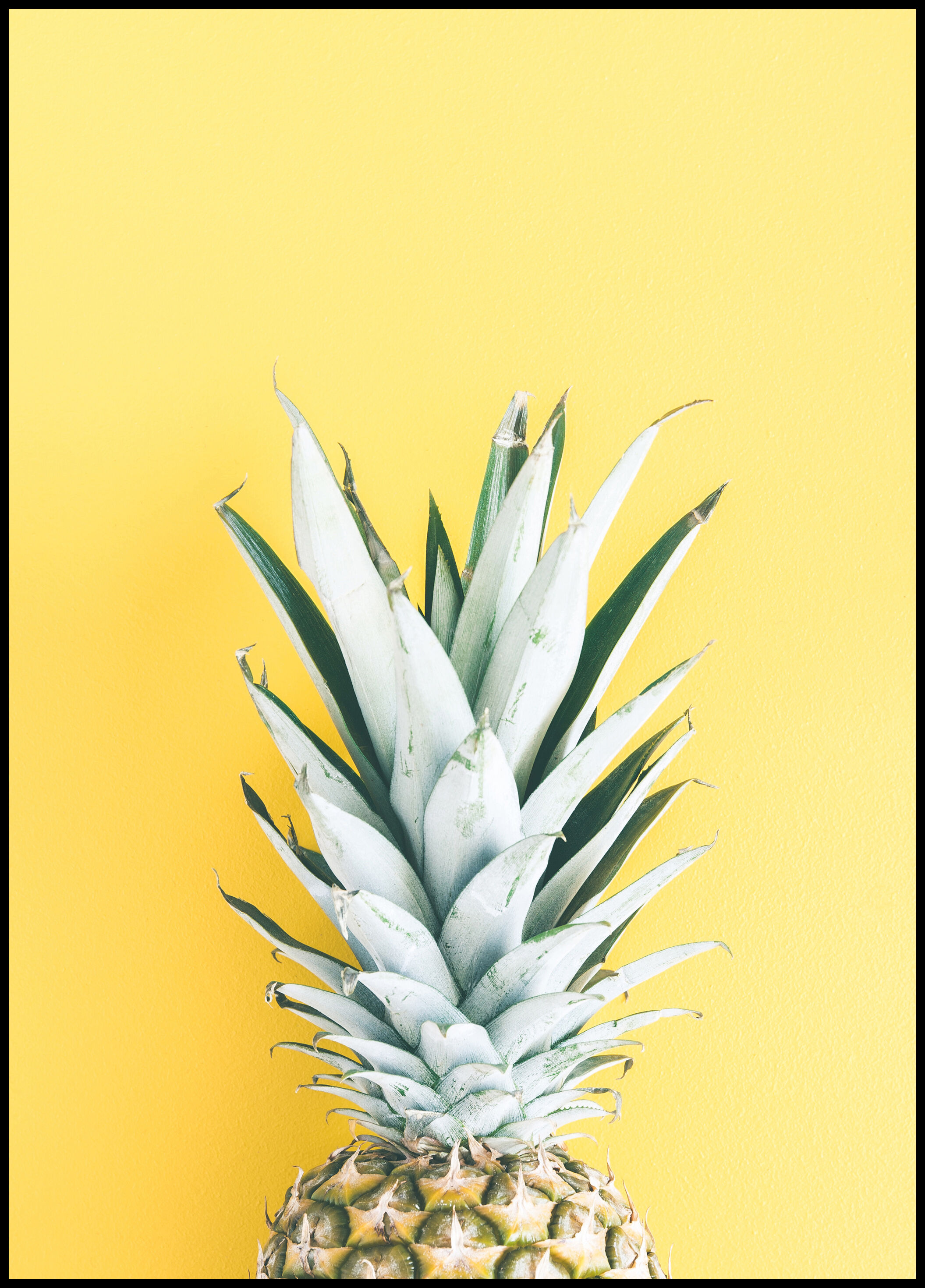 Lagervaror egen produktion Pineapple Yellow Plakat (40x50 Cm)
