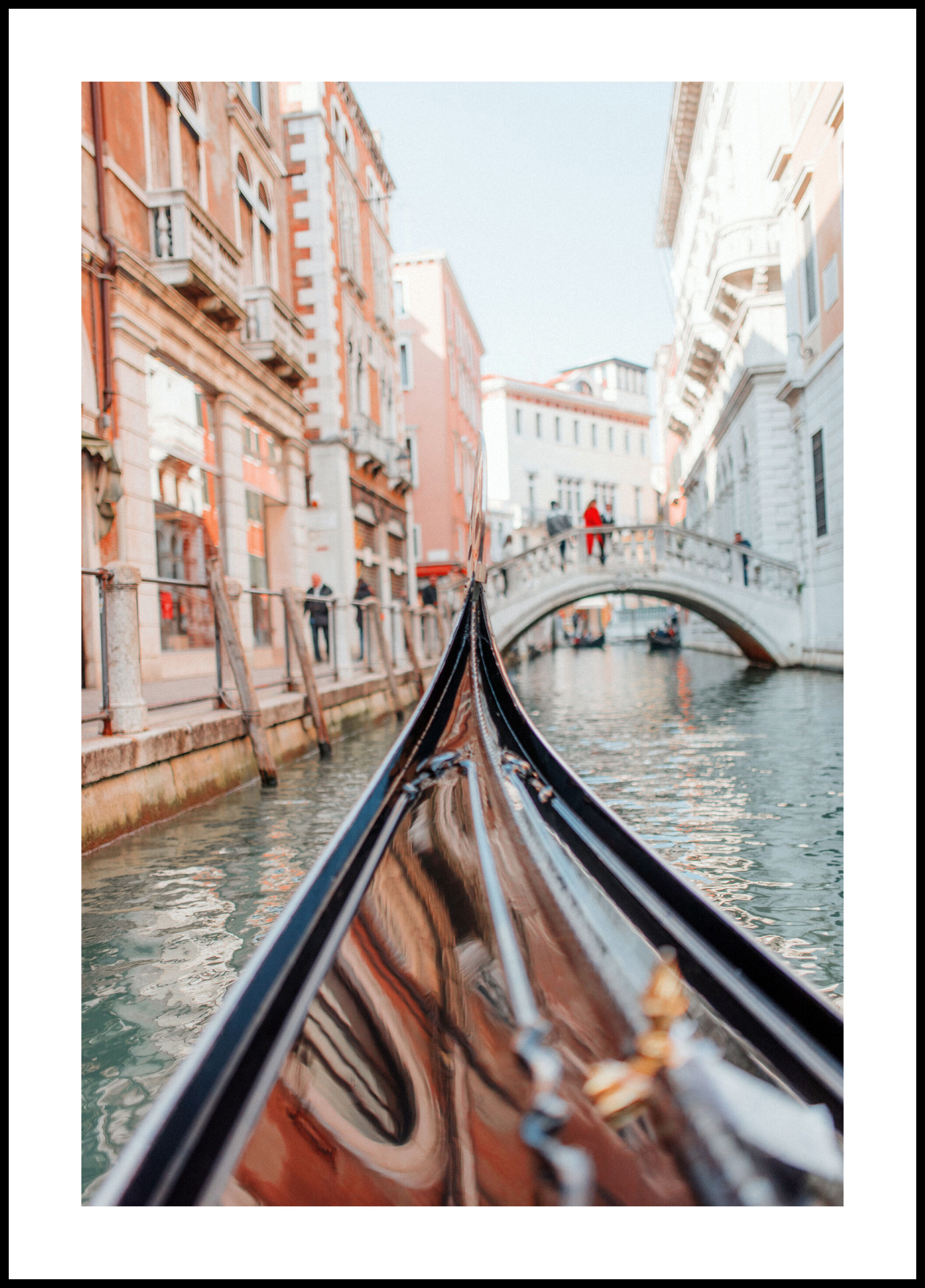Lagervaror egen produktion Gondola In Venice Plakat (40x50 Cm)