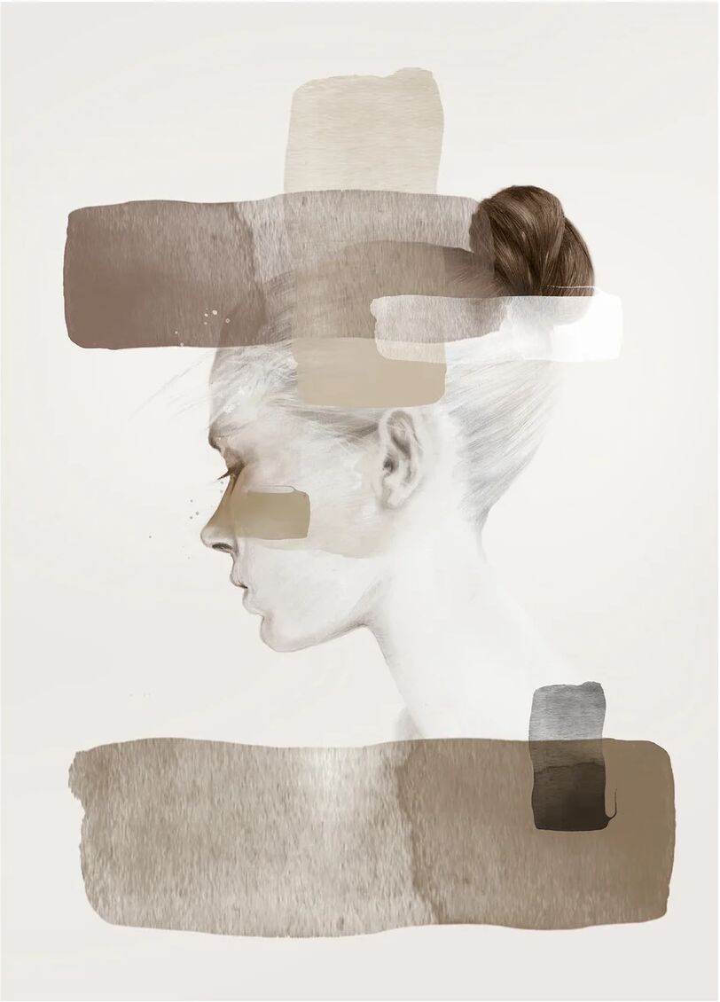 Anna Bülow Inside Out Autumn poster 50x70 cm