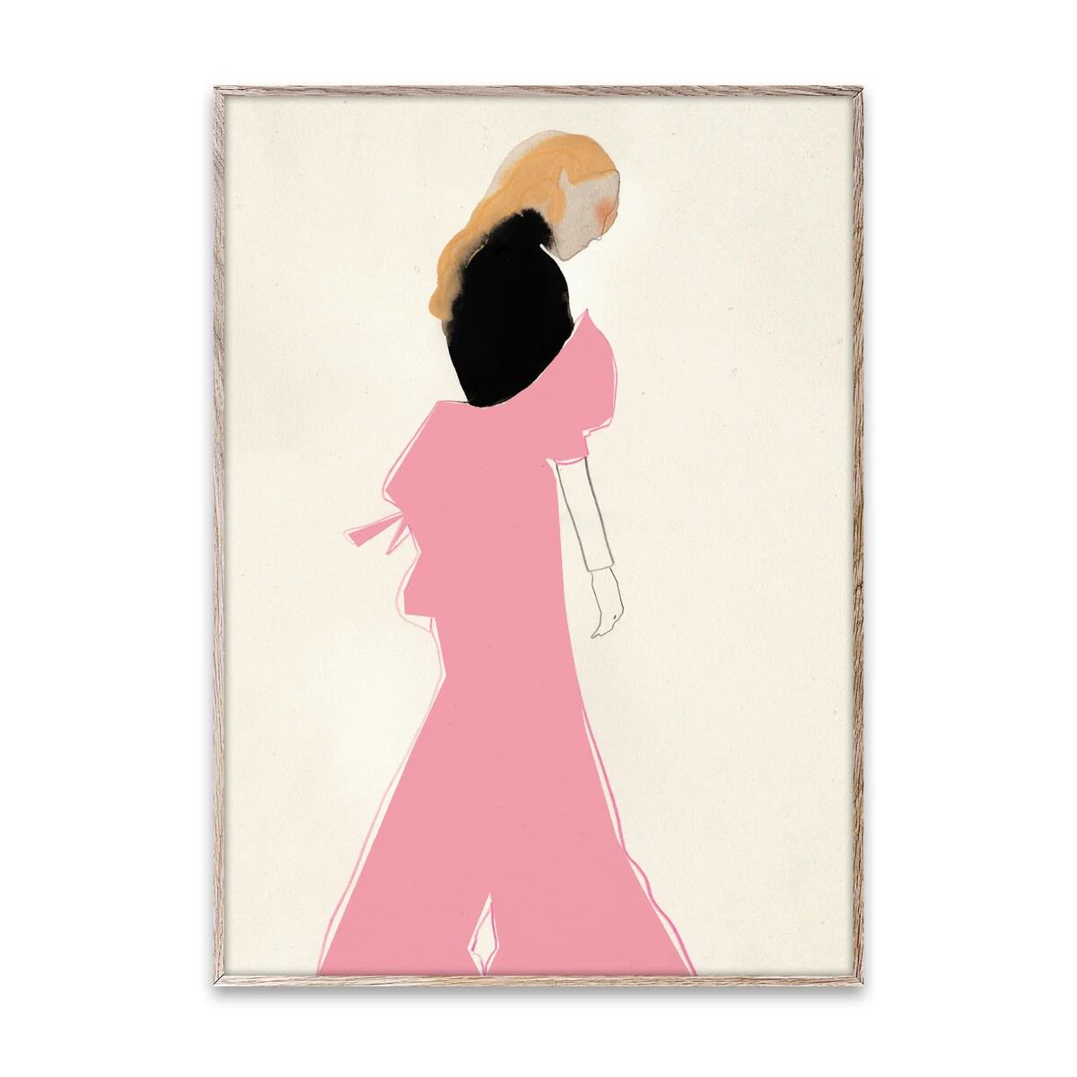 Paper Collective Pink Dress poster 50x70 cm