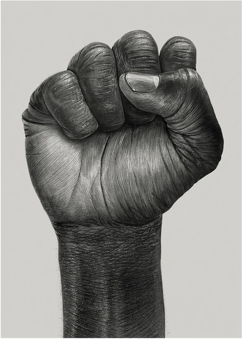 Paper Collective Raised Fist poster 30x40 cm