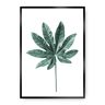 Dekoria Plakat Leaf  Emerald Green - Size: 70 x 100 cm