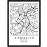 Nacnic Póster Mapa Birmingham (A3)