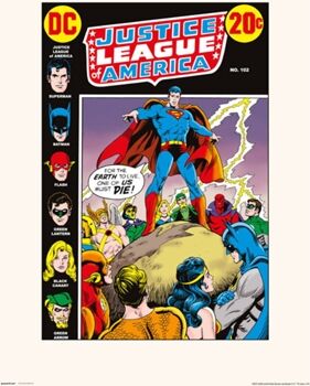 Dc Comics Print 30X40 Cm Justice League Of America 102