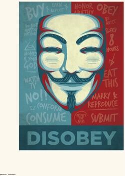 Erik Editores Poster P30X40CM0204 Disobey (30 x 40 cm)