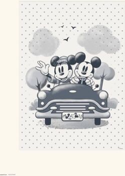 Disney Poster ERIK EDITORES P30X40CM0361 Mickey & Minnie Travel (30 x 40 cm)